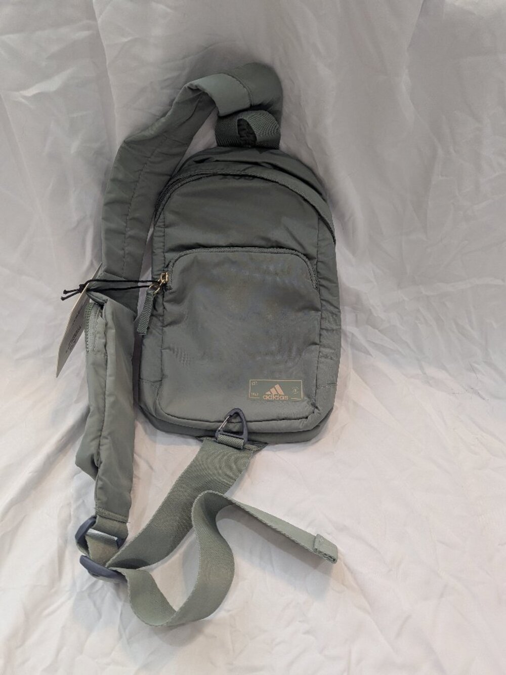 Adidas light green crossbody sling bag